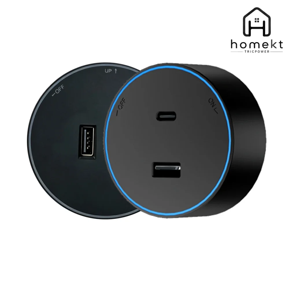 HOMEKT TRICPOWER Track Socket USB Adapter - 20W Fast Charge