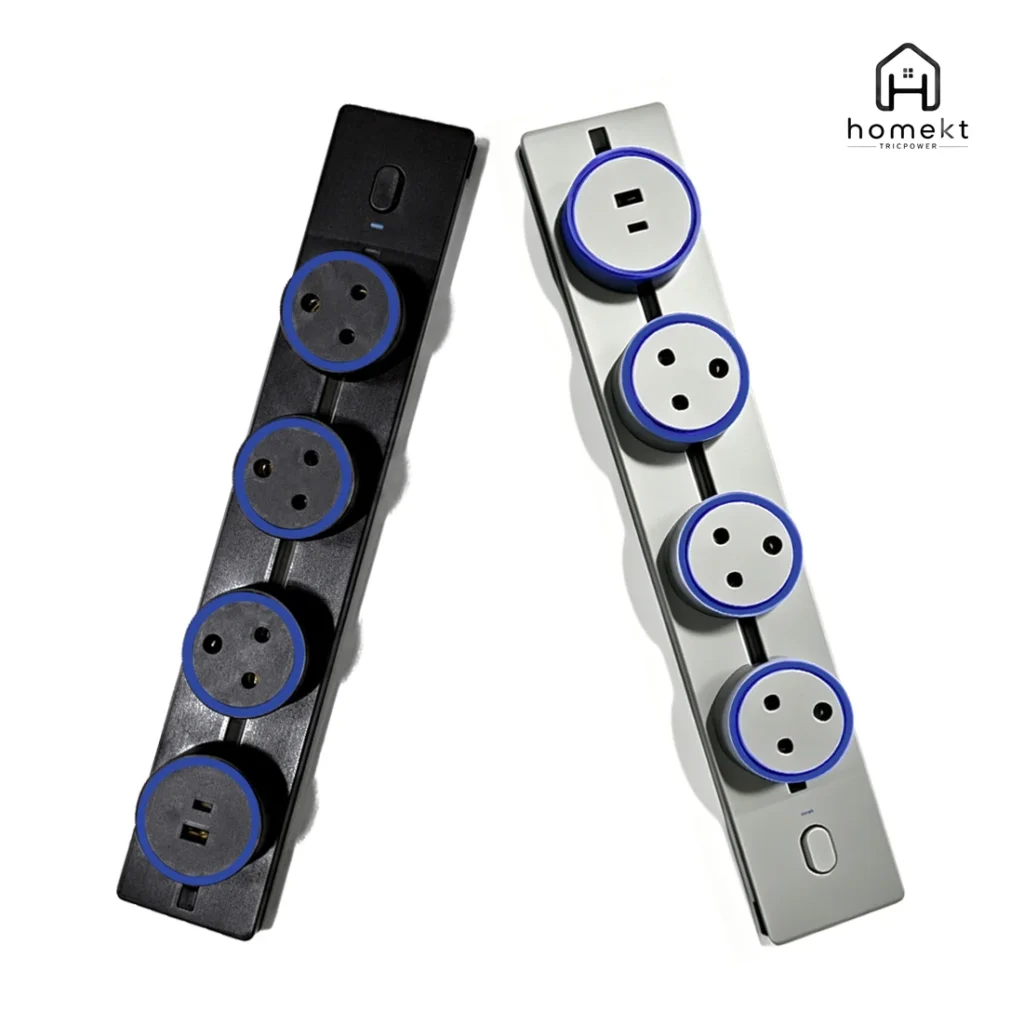 HOMEKT TRICPOWER Track Socket Set (50cm) - Compact Power Track