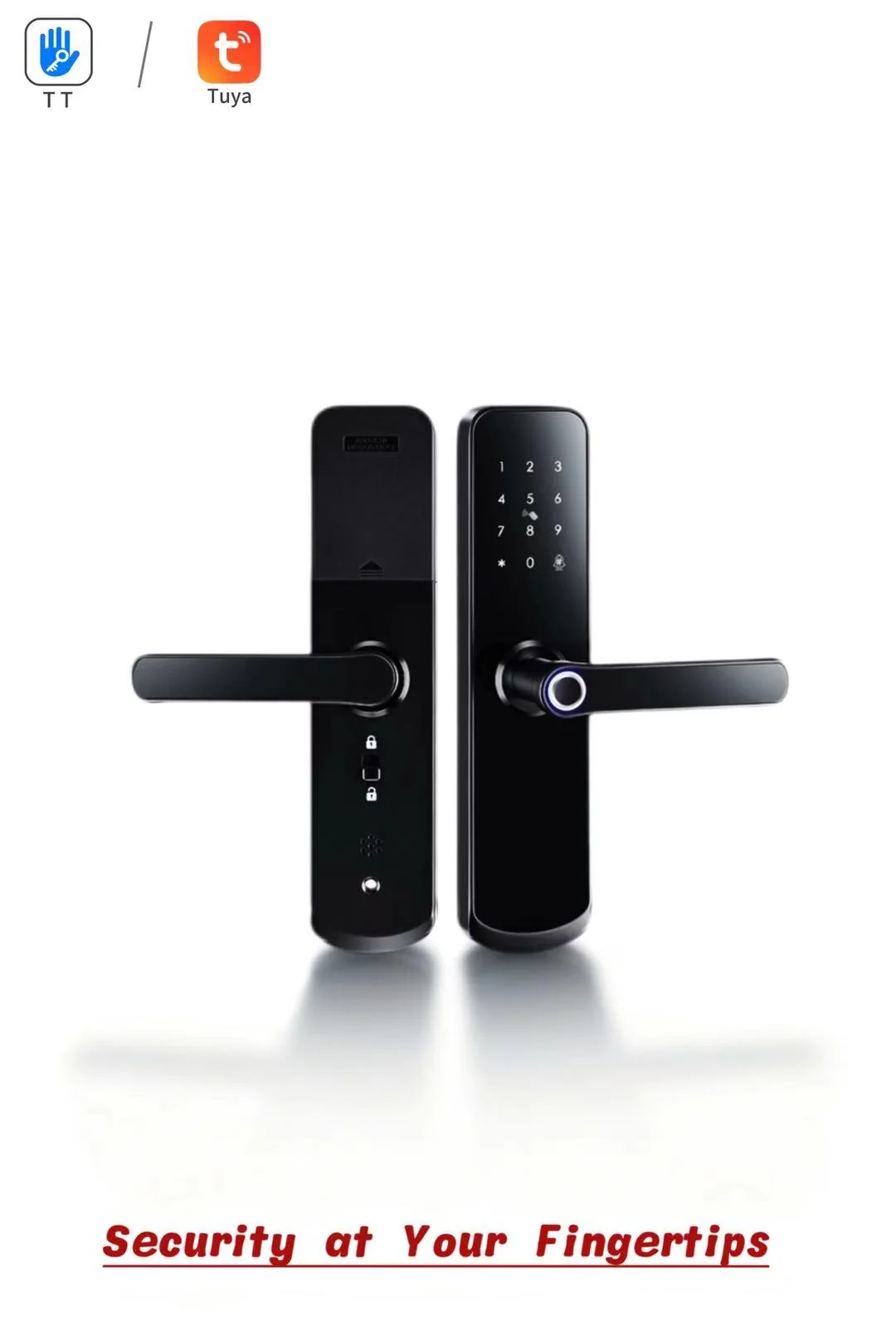 HomeKT 260A Multi-Functional Smart Door Handle (5-in-1 Keyless Entry)